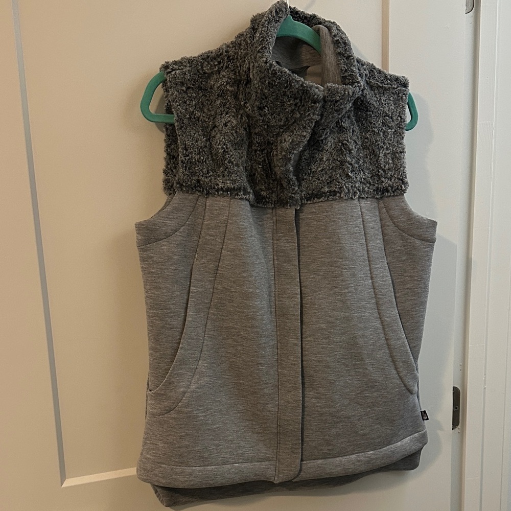 The North Face Gray Fleece Vest